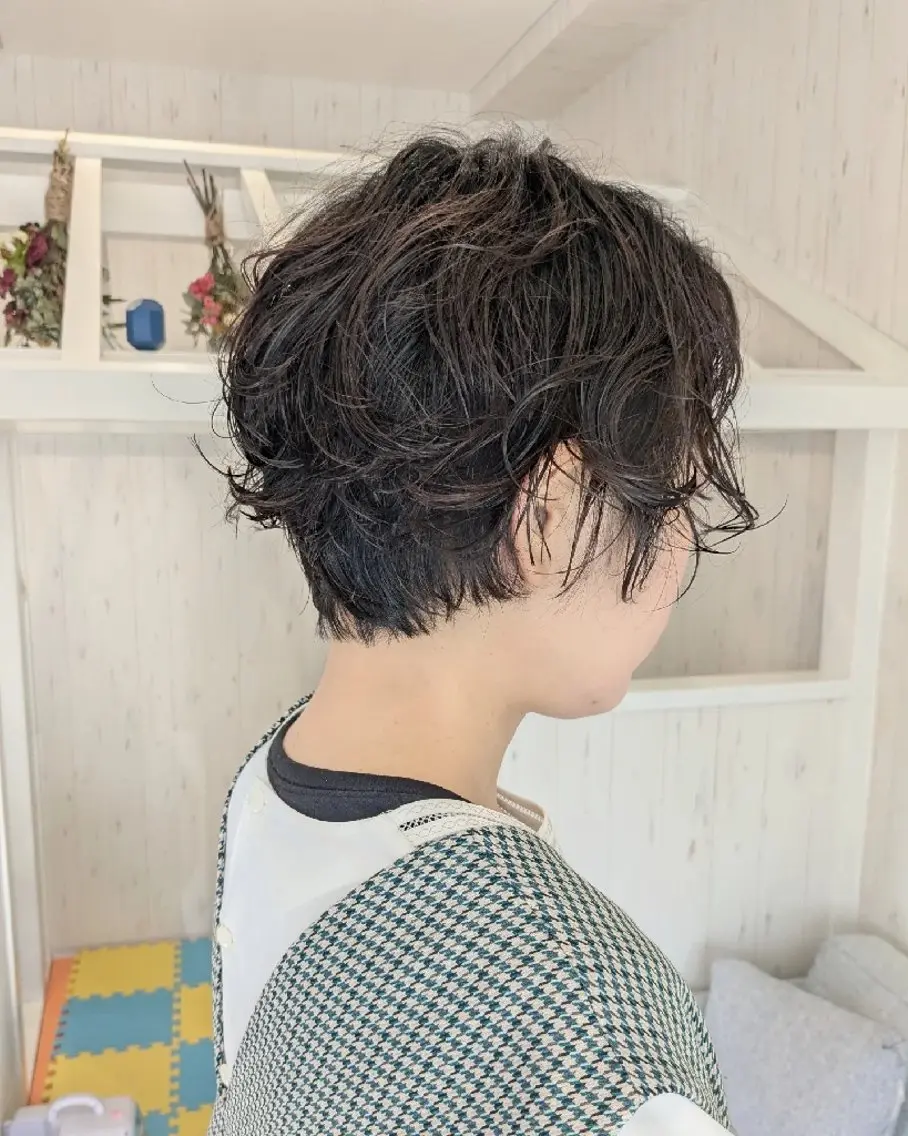 ショート パーマ マルキーズ Sacoのヘアスタイル