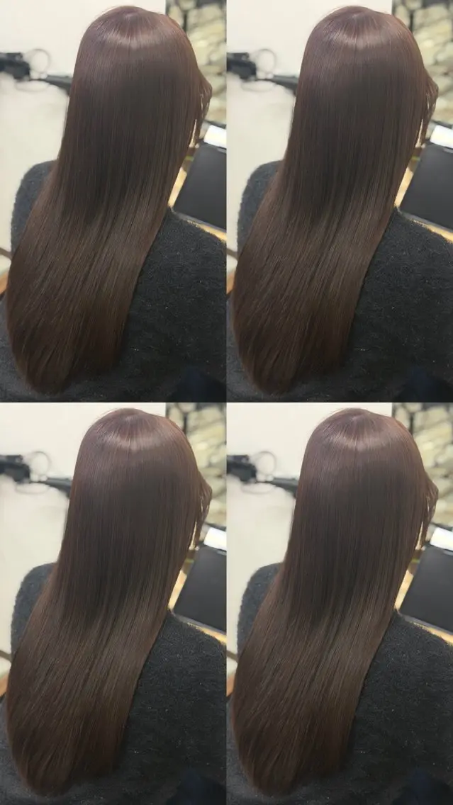 ロング 縮毛矯正 トリートメント 髪質改善🪽 森川☜ ☜ のヘアスタイル
