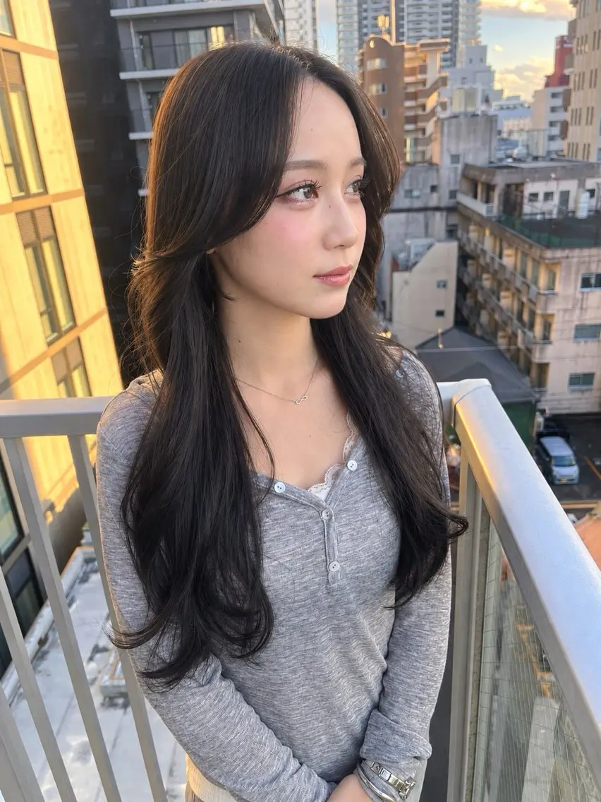 ロング 大友 正晴のヘアスタイル