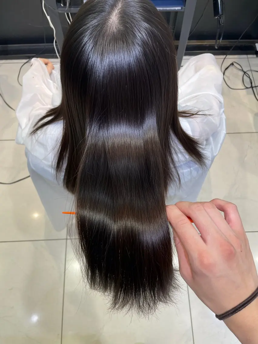 ロング カット ヘアカラー トリートメント 🫧似合わせ艶カラー /平山🫧のヘアスタイル
