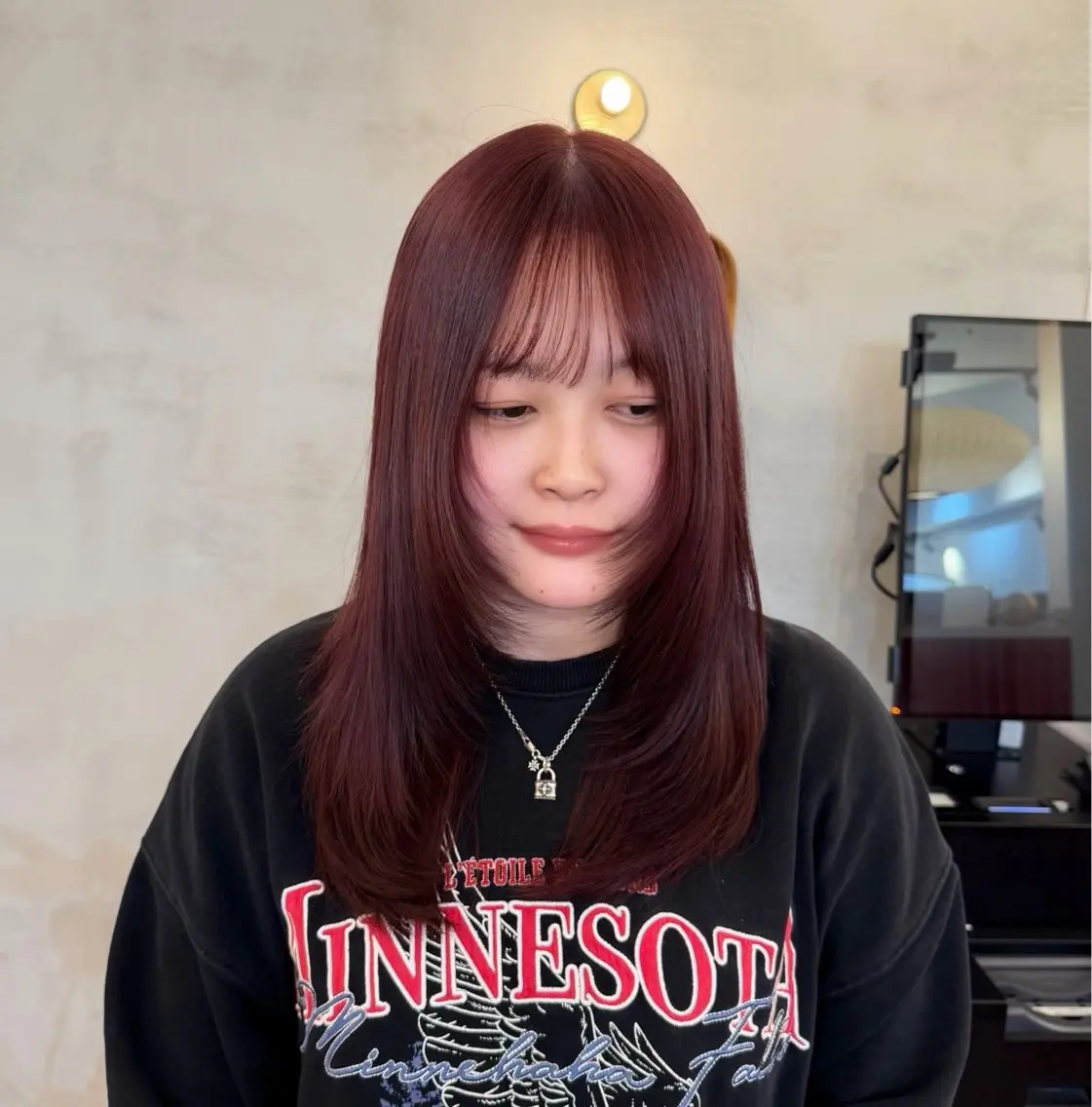 セミロング 暖色/柔らかヘア 🩰ayano♡のヘアスタイル