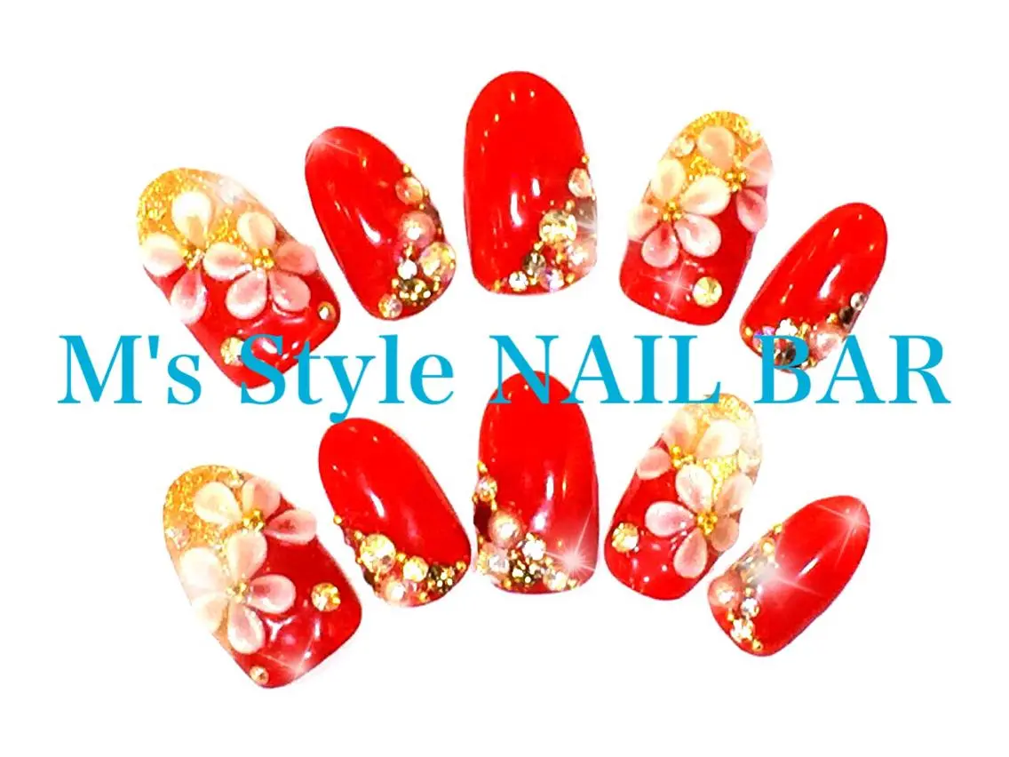 ネイル アートネイル 成人式 M's Style NAIL BARのネイルデザイン