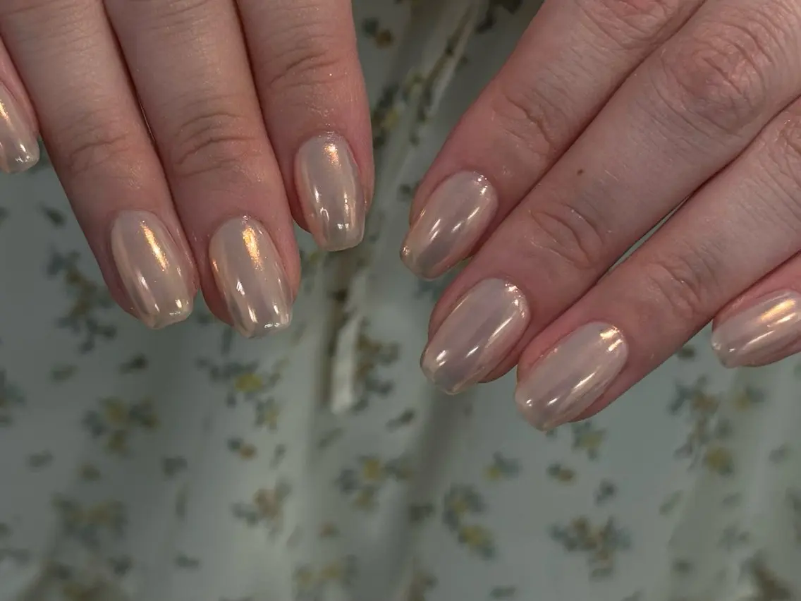 ネイル チークネイル フレンチネイル 韓国ネイル マグネットネイル 持ち込み ハンドネイル LINEA.nail Kozueのネイルデザイン