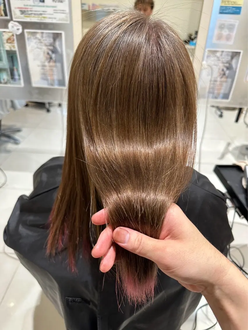 ロング トリートメント 尾崎 優也のヘアスタイル