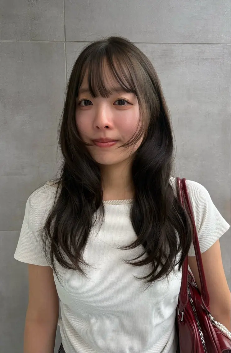 ロング カラー 透明感カラー ヘアカラー hana/海外風ヘア /レイヤーカット🪐のヘアスタイル