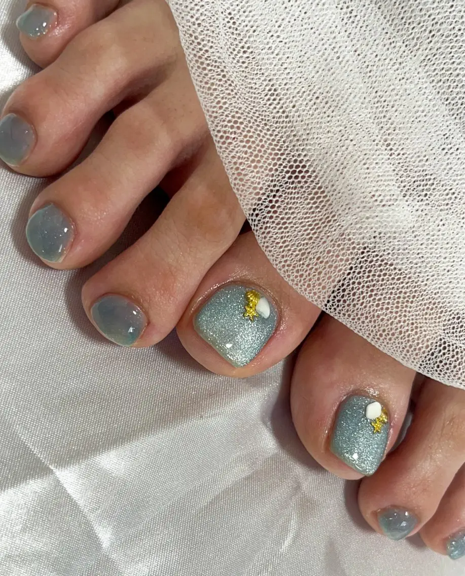 ネイル フットネイル シンプルネイル Nail salon Loaのネイルデザイン