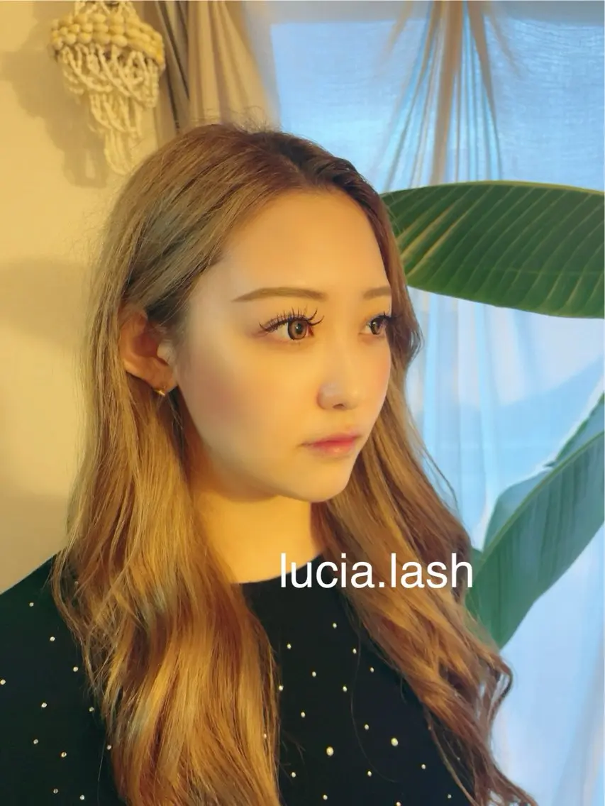 マツエク・マツパ 束感まつ毛 フラットラッシュ マツエク Lucia 小川のマツエク・マツパデザイン