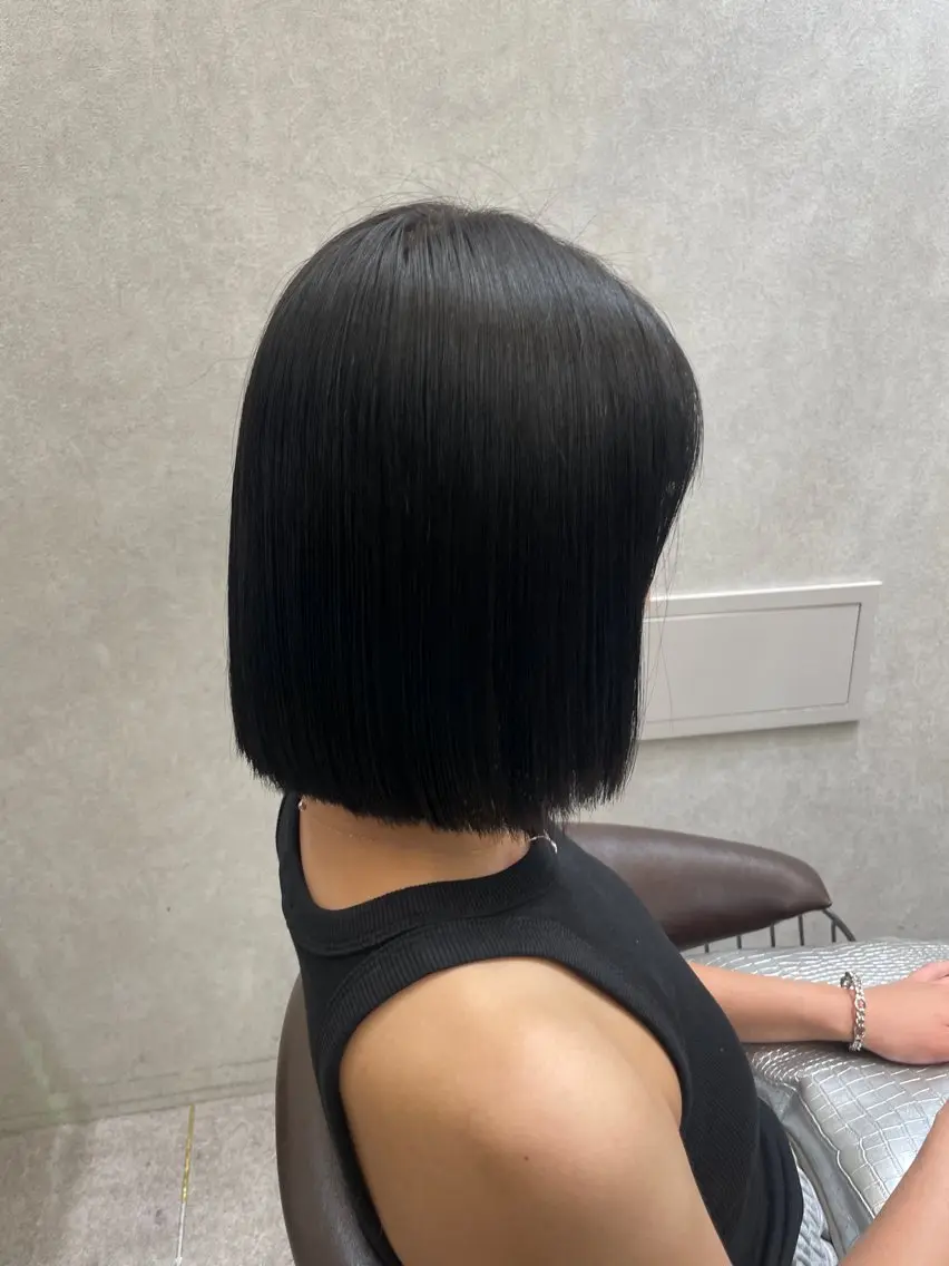 🎀ボブカット＋髪質改善トリートメント＋スタイリング🎀の写真