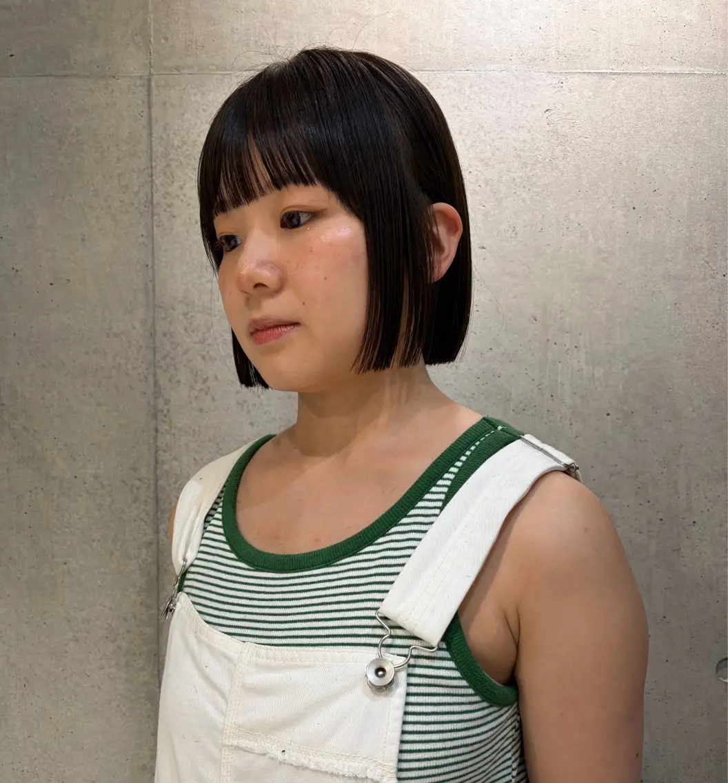 ショート カラー ヘアアレンジ カット ヘアカラー トリートメント ボブ艶モテカラー🫧 カリンのヘアスタイル