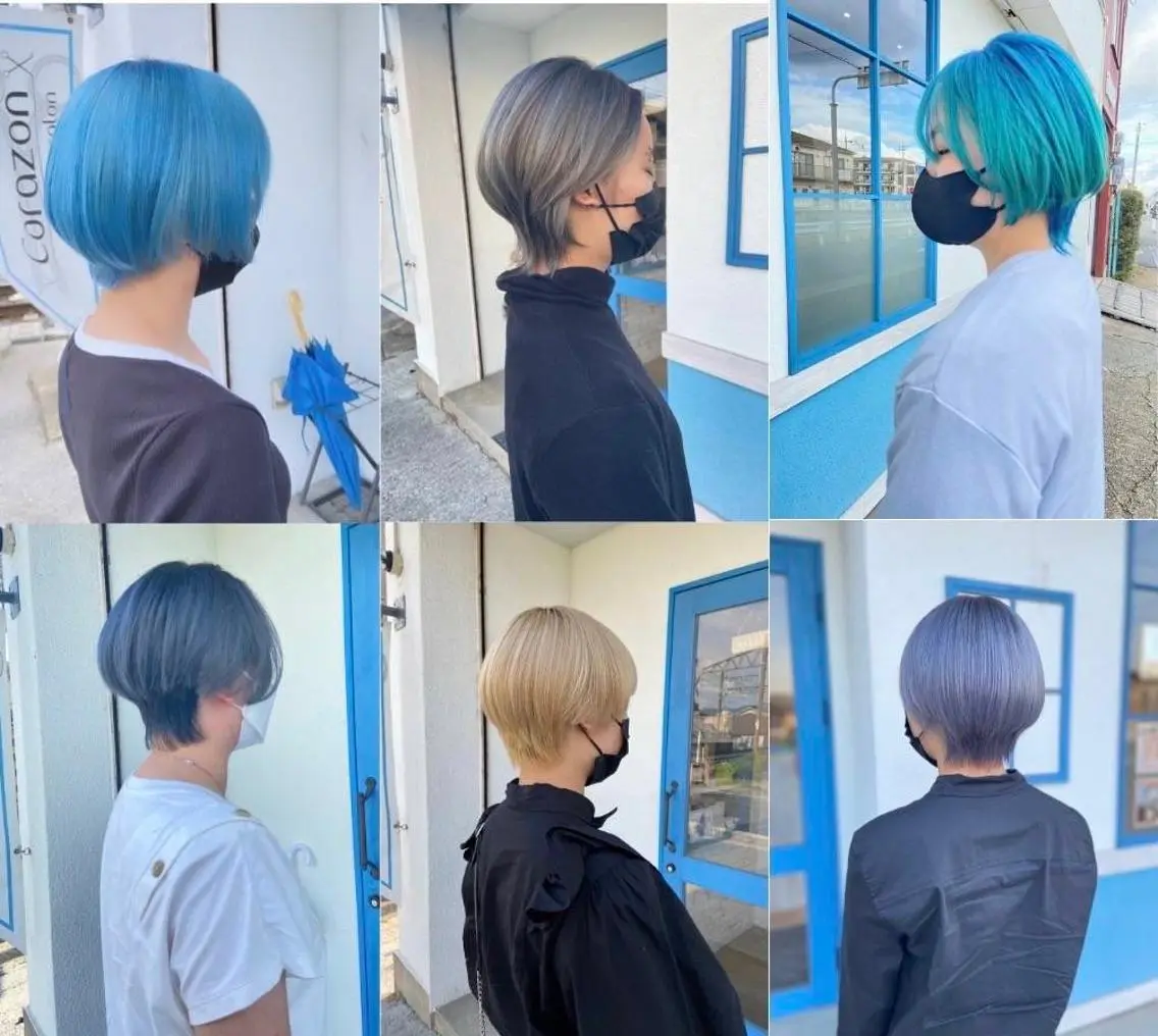 ショート カラー corazon Maoのヘアスタイル
