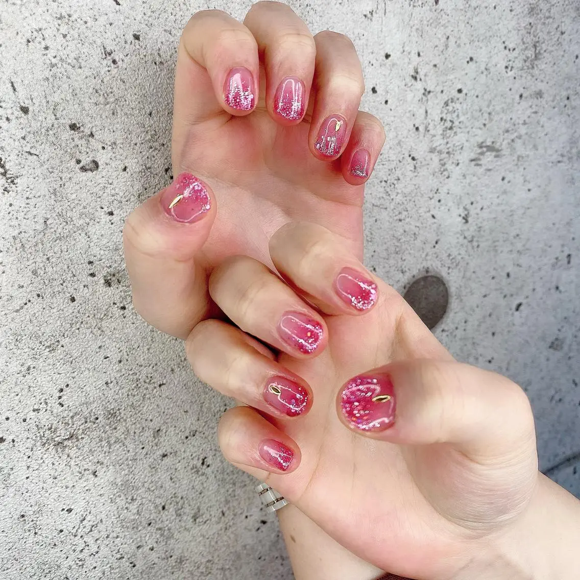 ショート カラー パーマ ヘアアレンジ メンズ キッズ ネイル マツエク・マツパ ジェルネイル パラジェル Salon Ｋのネイルデザイン