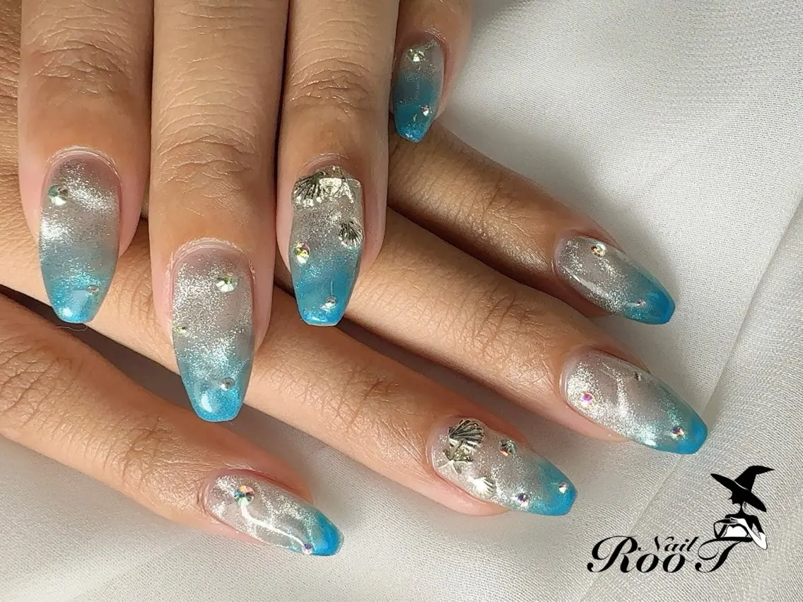 ネイル 夏ネイル ハンドネイル RooT Nailのネイルデザイン