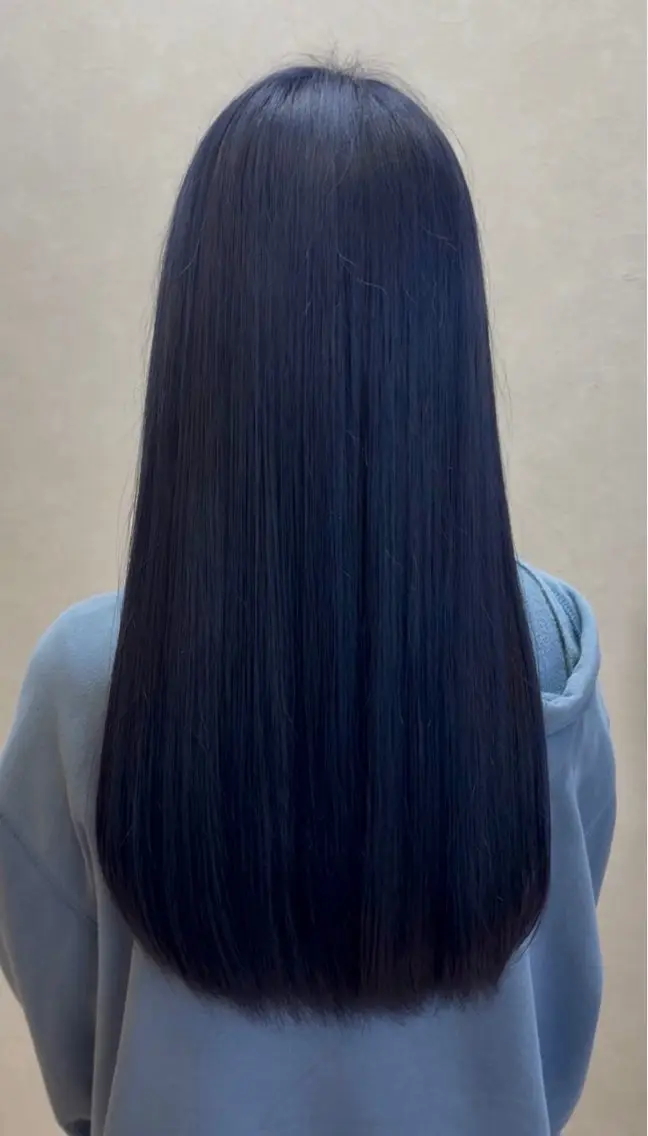 ロング カラー ヘアカラー り このヘアスタイル