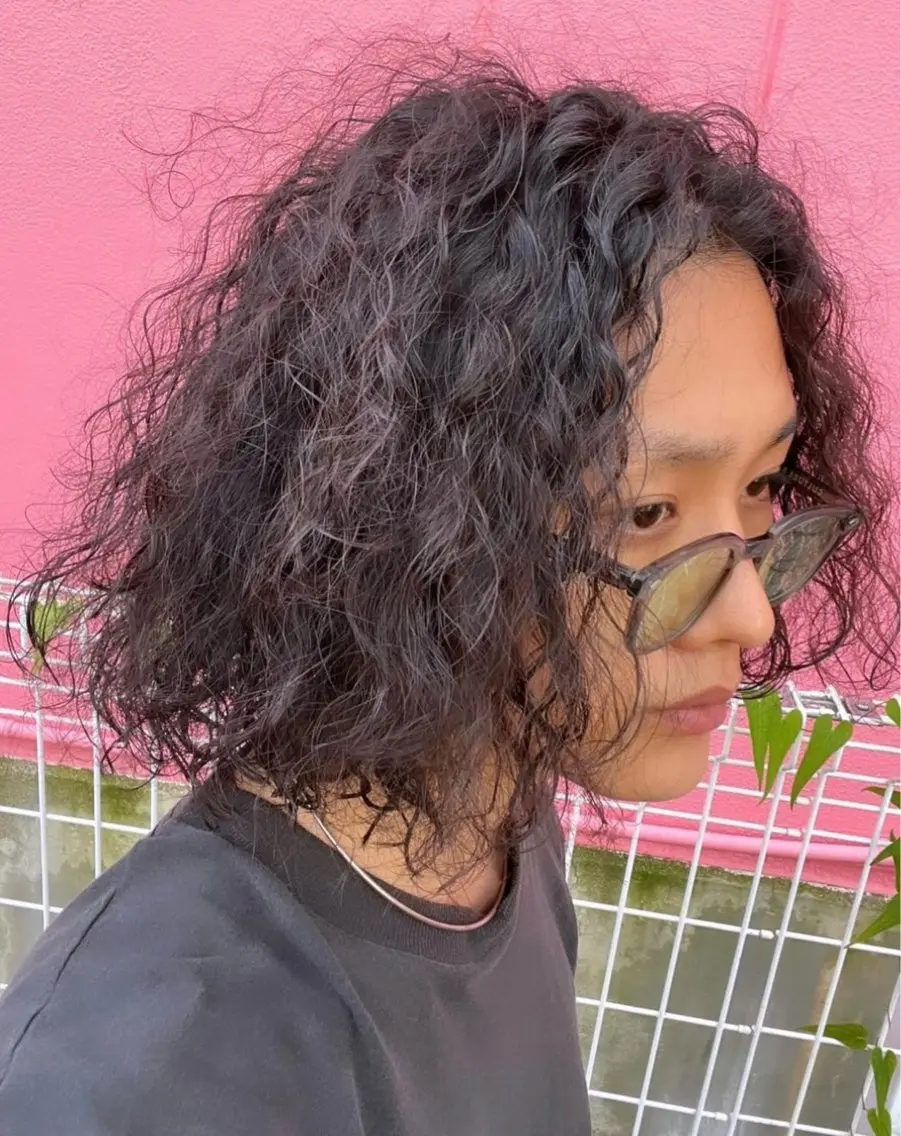 ロング メンズ マンバンヘア メンズパーマ カット パーマ 🧼柴田 健太郎🧼のヘアスタイル
