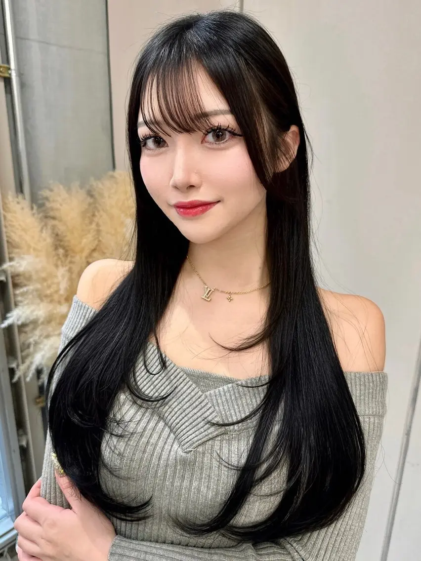 ロング ヘアカラー トリートメント ヘッドスパ ヘアセット 🫧ハッシュレイヤー ×髪質改善🫧清野のヘアスタイル
