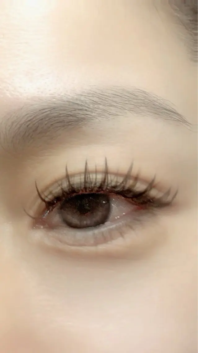 人気No.1🍒フラットラッシュ👀120本必ず保証あり☺️コーティング付き⭐️の写真