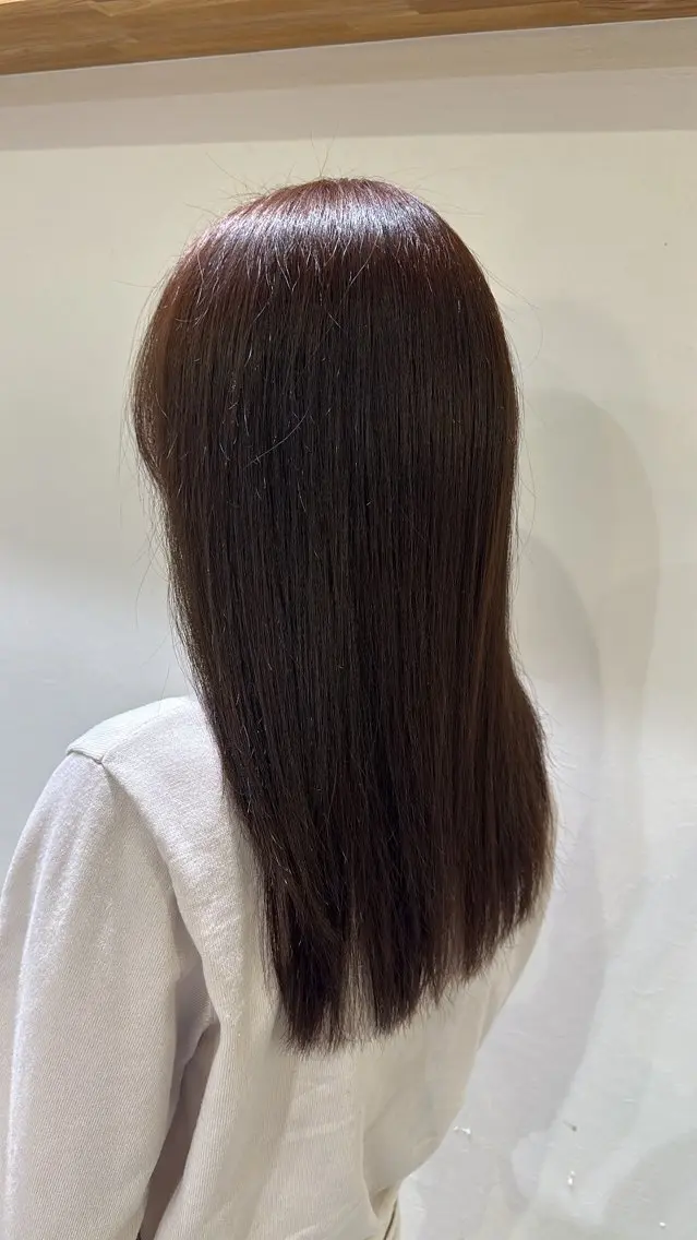ロング カラー ブラウンカラー オレンジ オレンジブラウン 伊藤 旭華のヘアスタイル