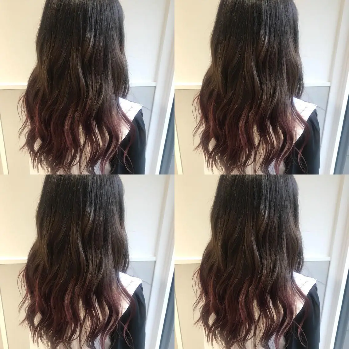 ロング カラー 小栗 麻衣のヘアスタイル