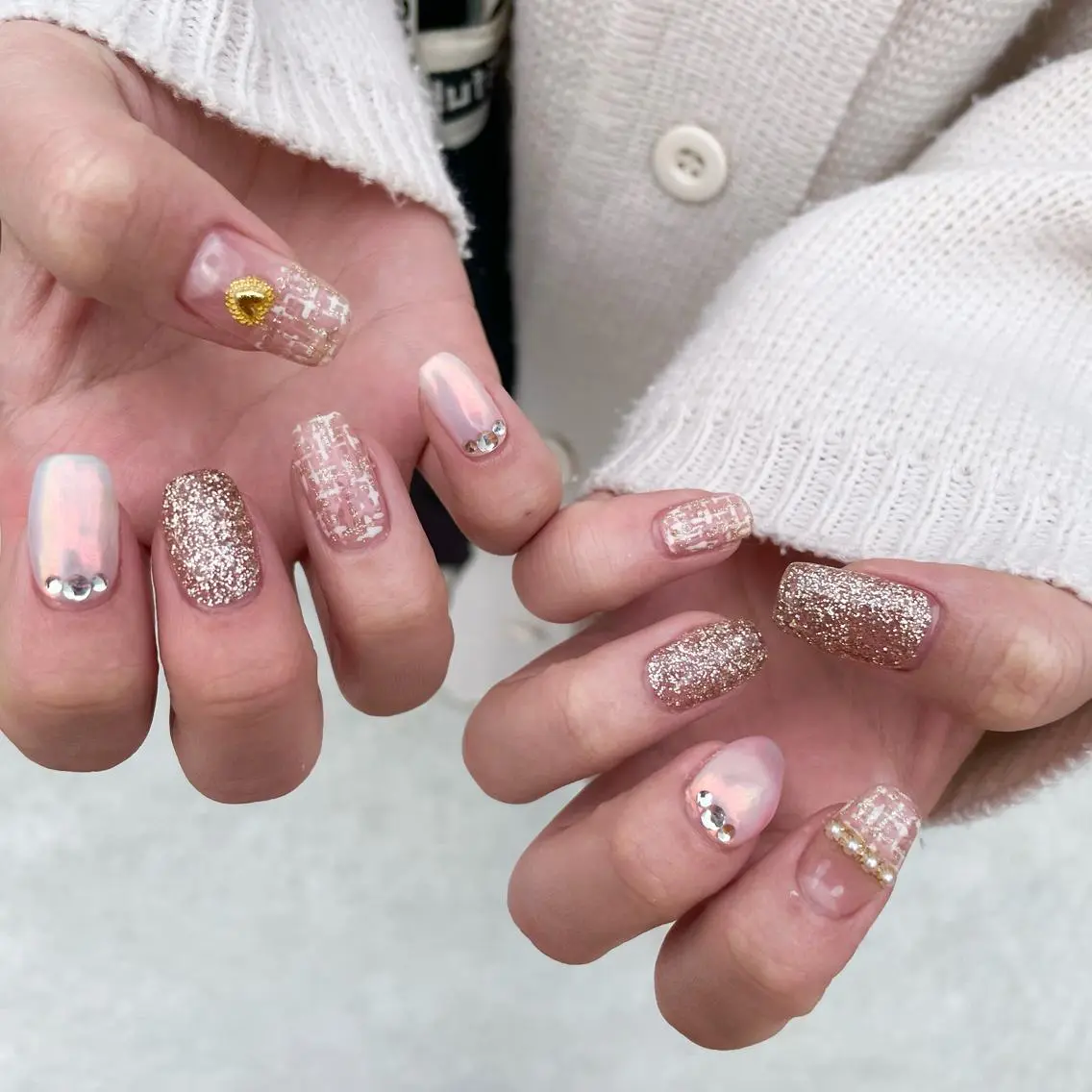 ネイル 成人式 ハンドネイル Sea  nail by emaのネイルデザイン