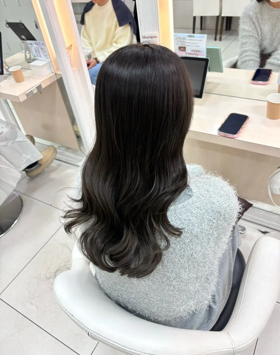 カラー ヘアカラー 🫧艶髪🫧 桑名れもんのヘアスタイル