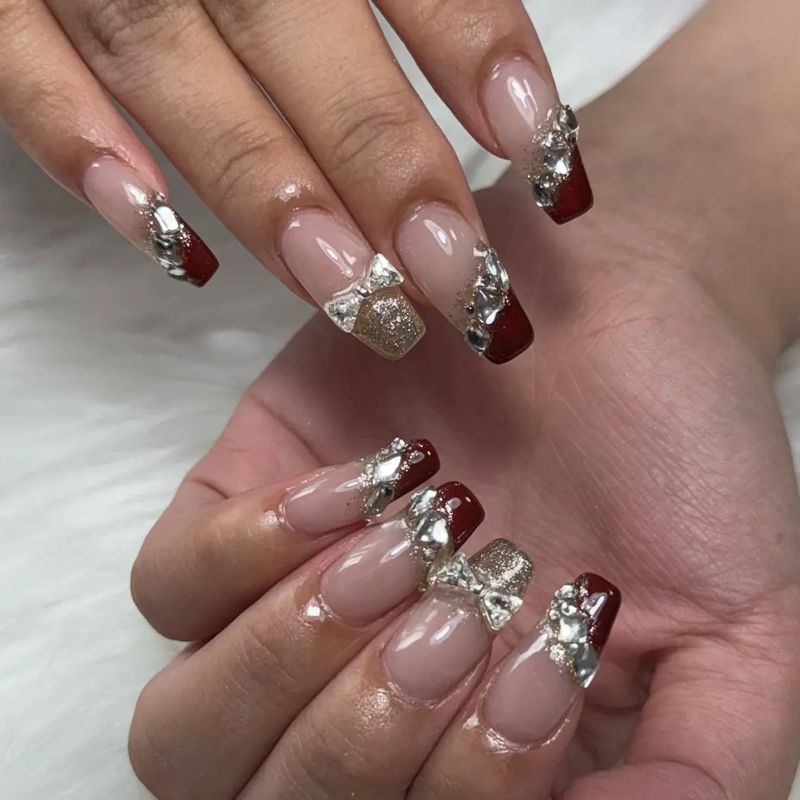 ネイル 成人式 持ち込み ハンドネイル L'ino nailのネイルデザイン