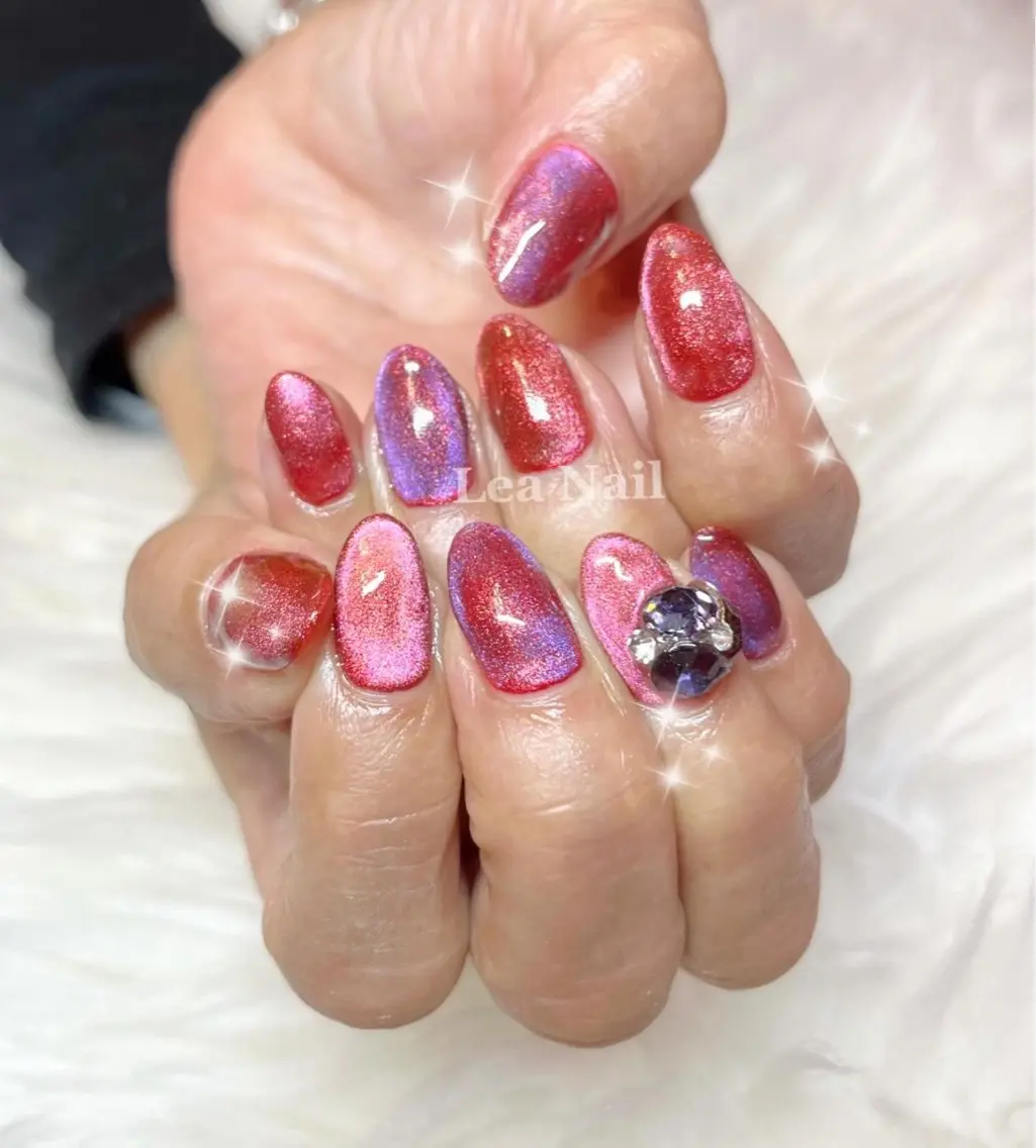 ネイル マグネットネイル Lea Nailのネイルデザイン