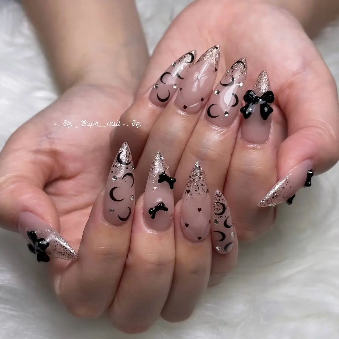 ネイル 持ち込み ハンドネイル Nailsalon apricotのネイルデザイン