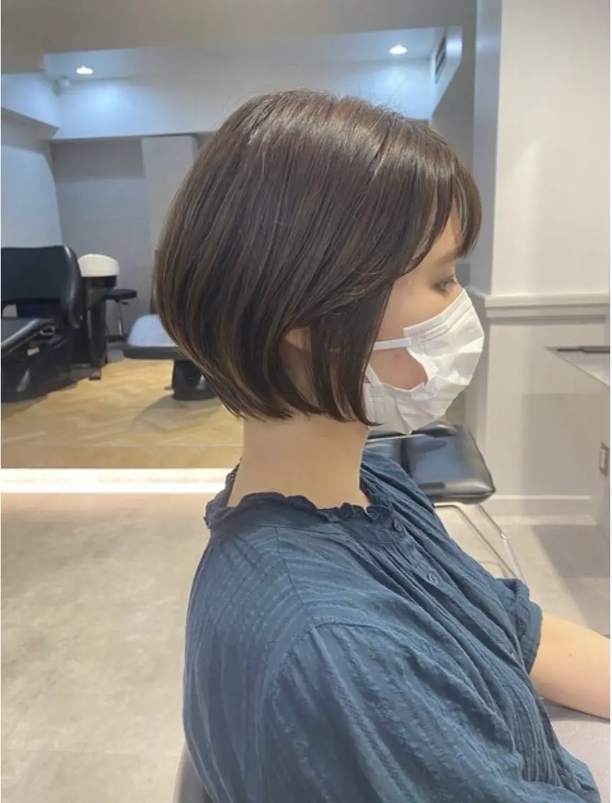 ショート ショートボブ ボブ ショートヘア カット トリートメント あいこ/ハンサムショ ート無料/蔵前🌷のヘアスタイル