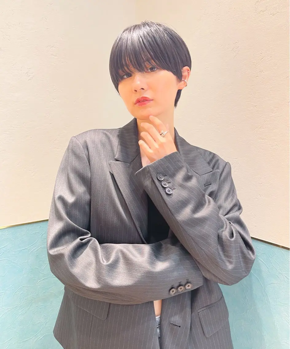 ショート ショートボブ ハンサムショート ボブ ショートヘア ショート/ボブ 艶髪カラーTOSHIのヘアスタイル