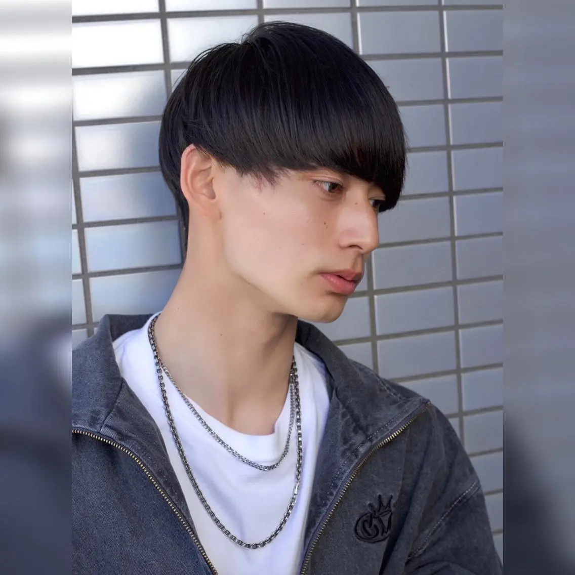 メンズカット+縮毛矯正の写真