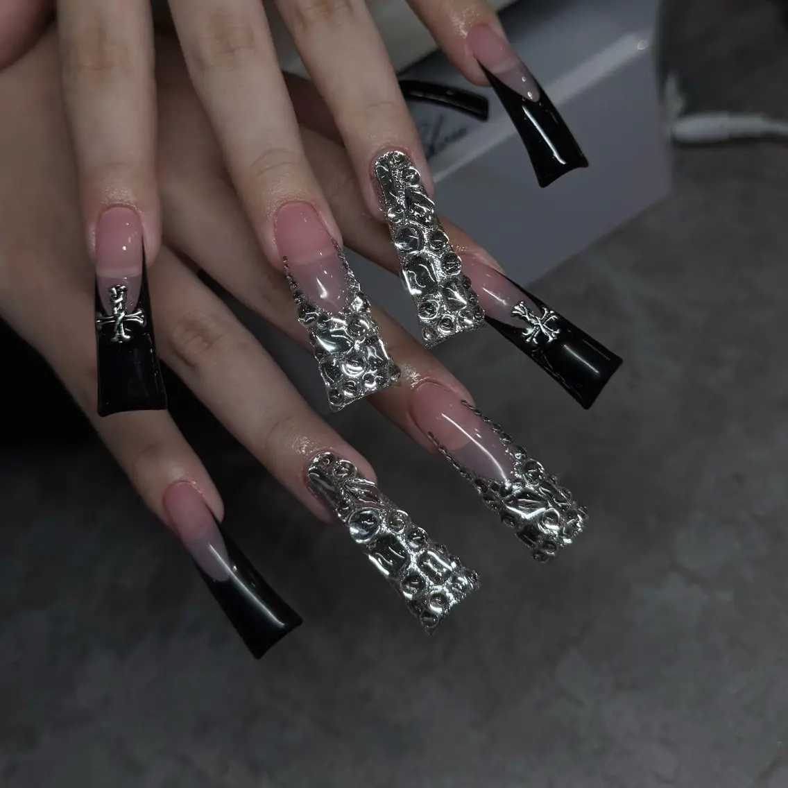 ネイル ロングネイル ハンドネイル IROHA NAIL 北村菜帆のネイルデザイン