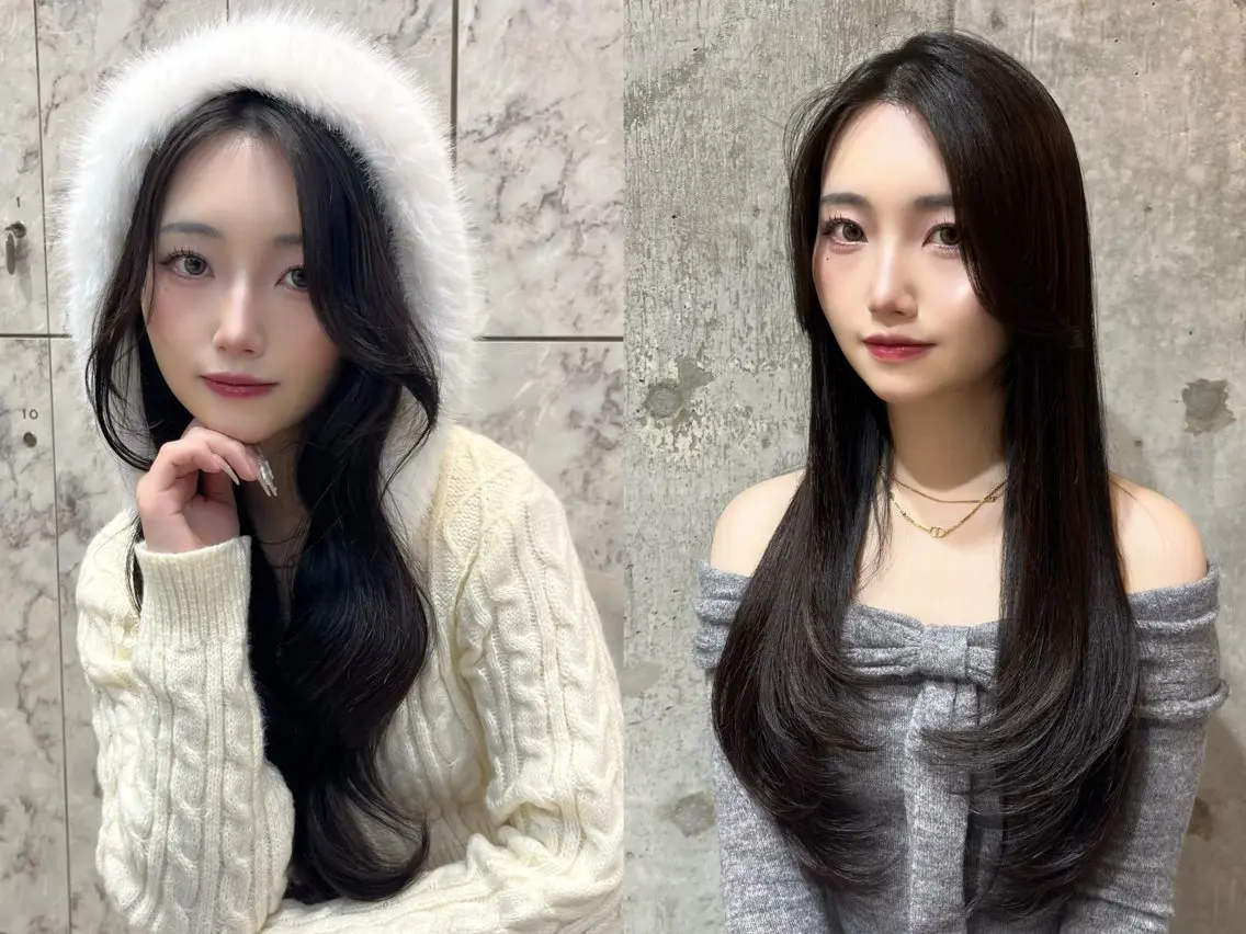 ロング レイヤー/ワンホン 新宿🤍Maiのヘアスタイル