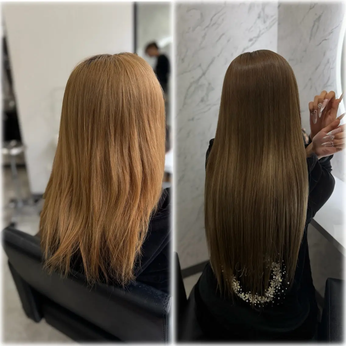 ロング ヘアカラー 🫧ララモアナ nanatsu🫧のヘアスタイル