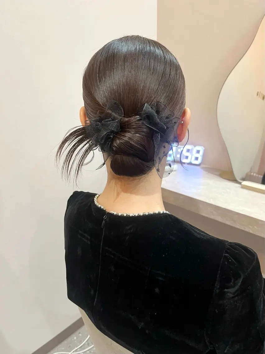 ヘアアレンジ ヘアセット Mila Akariのヘアスタイル