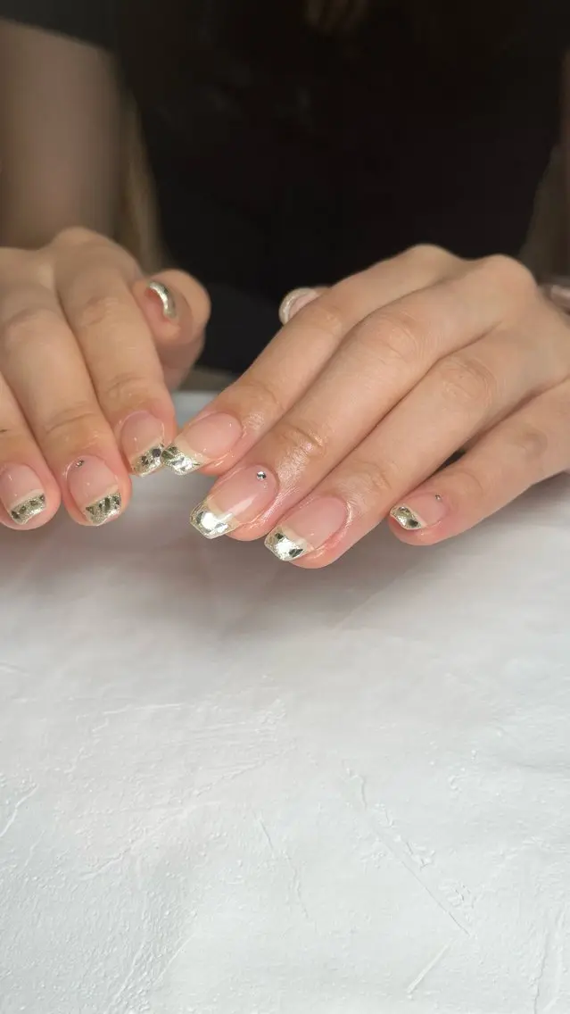 【⭐️大人気】オフあり💎ガラスフレンチ¥8,480の写真
