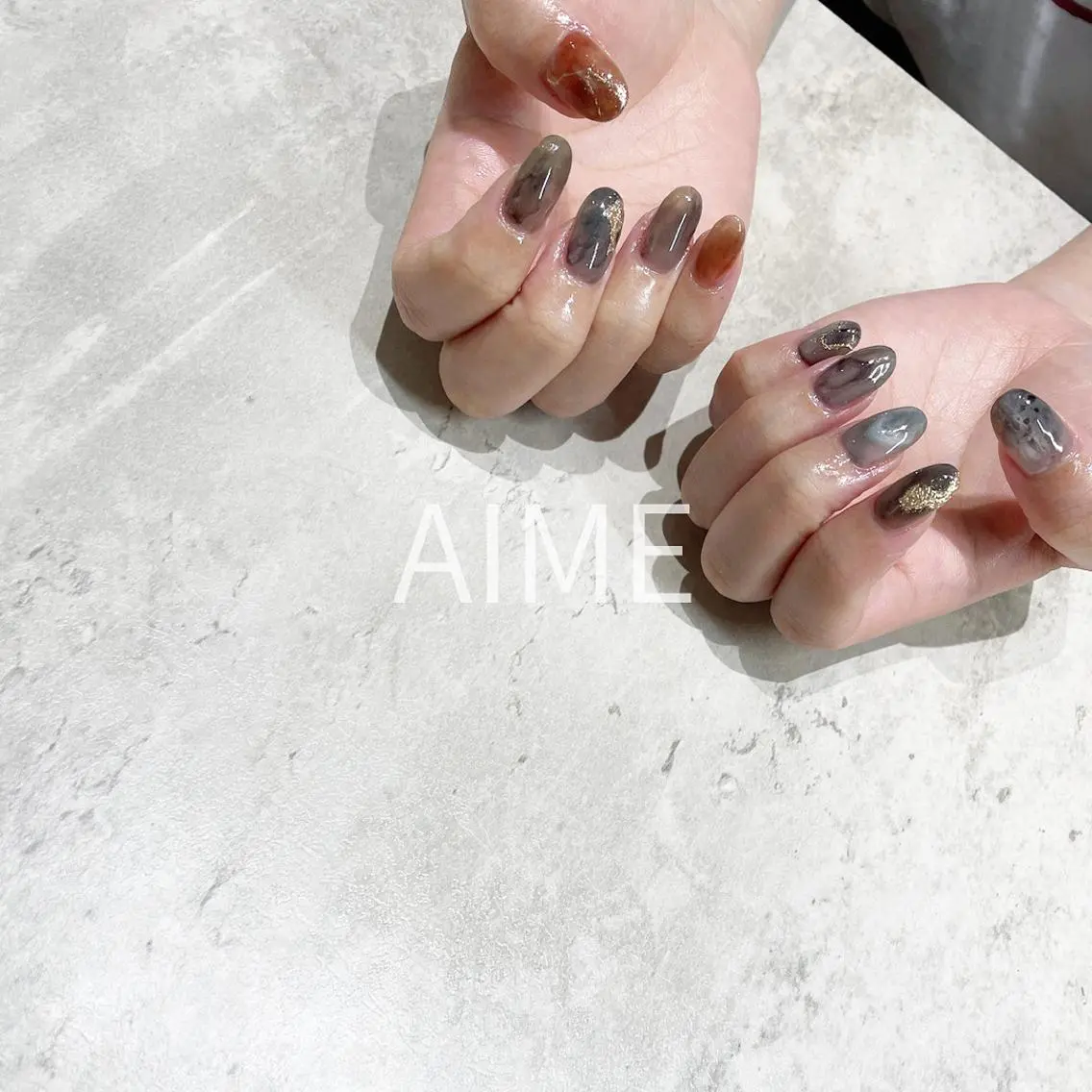 ネイル ハンドネイル AIME (momo)のネイルデザイン