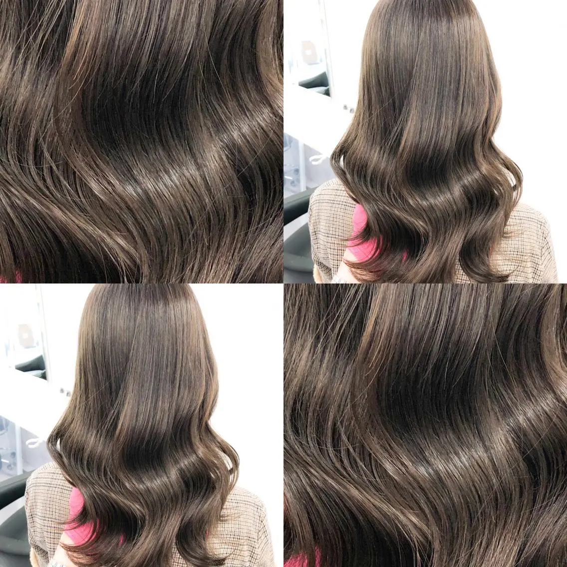 ロング カラー カット ヘアカラー ハイトーン×レイヤー カットTAKUMIのヘアスタイル