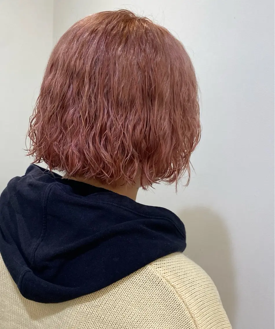 ショート パーマ ボブ マツモト カラー/ショートボブのヘアスタイル