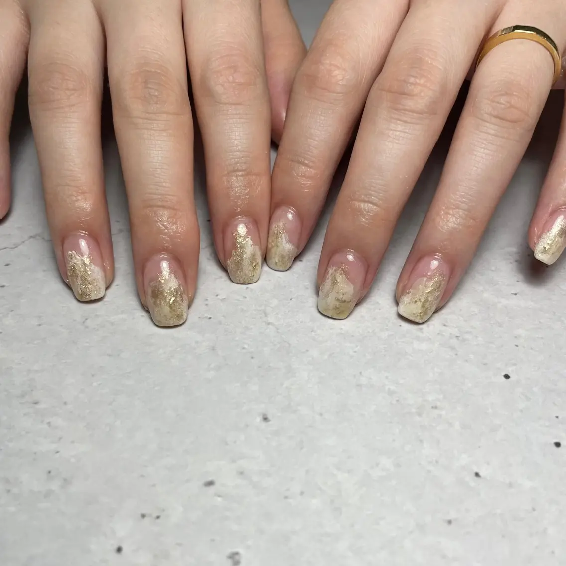 ミディアム ハンドネイル GIZELE ひばりヶ丘nailのネイルデザイン