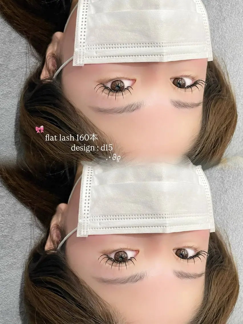 フラットラッシュ160本🌼コーティング付きの写真