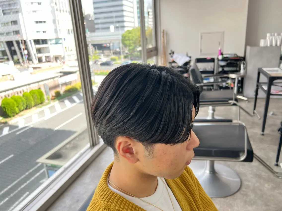 メンズ カルマパーマ メンズパーマ 川端 さくのヘアスタイル