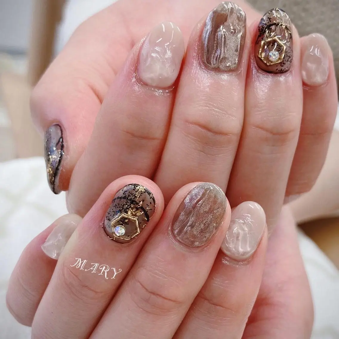 ネイル ハンドネイル Mary nail .narumiのネイルデザイン