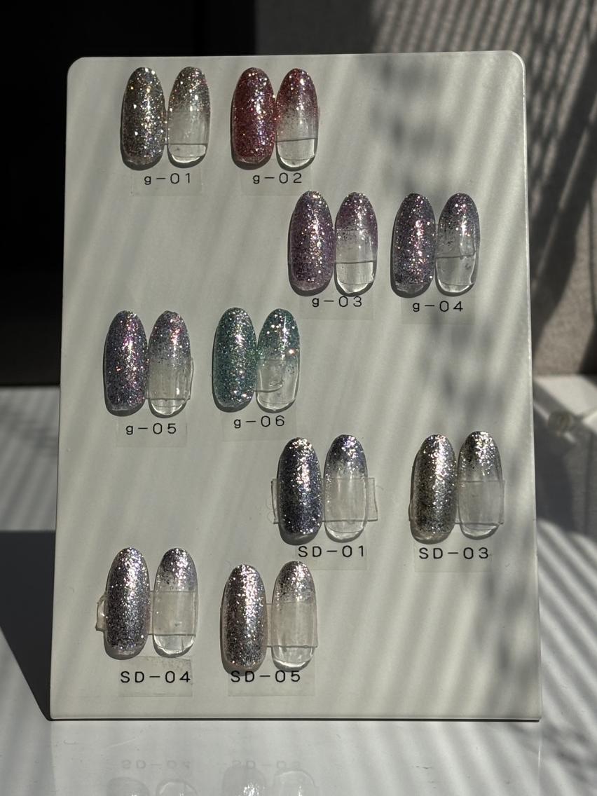 (オフなし)【モデル様募集】HAND.💅🏻ラメグラデーションネイル🎀技術向上のため研修ネイリストが担当!の写真