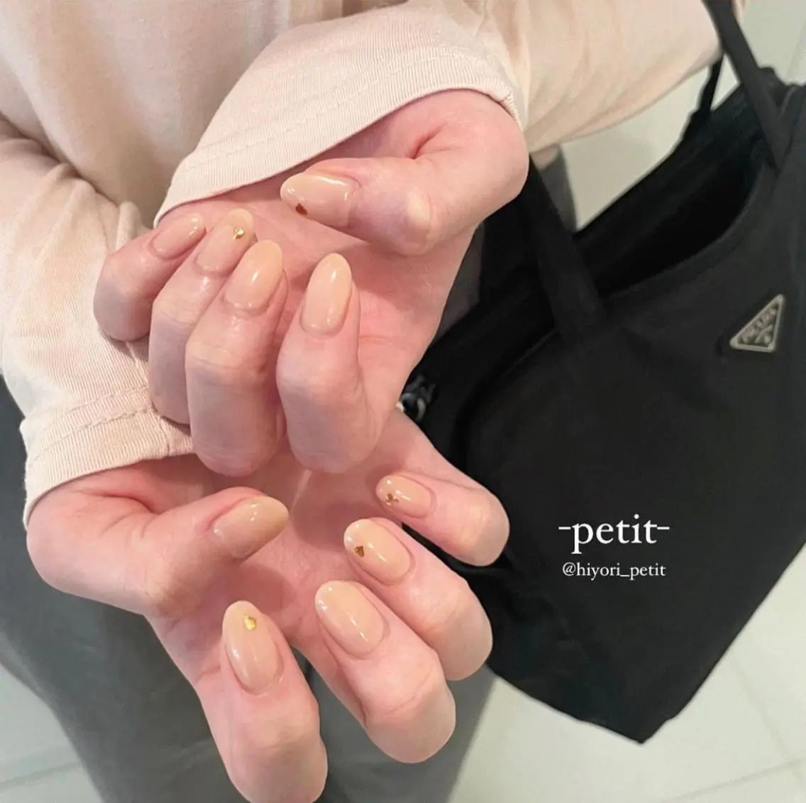 ネイル ニュアンスネイル pétit hiyoriのネイルデザイン