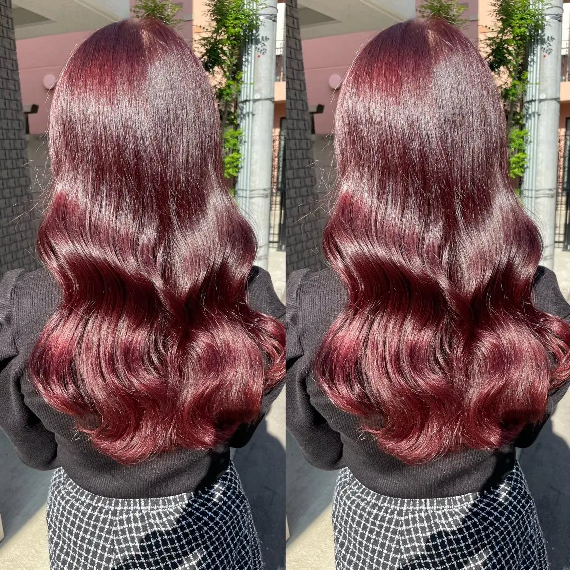 ロング カラー カット ヘアカラー トリートメント ブリーチなしカラー kana🐱のヘアスタイル