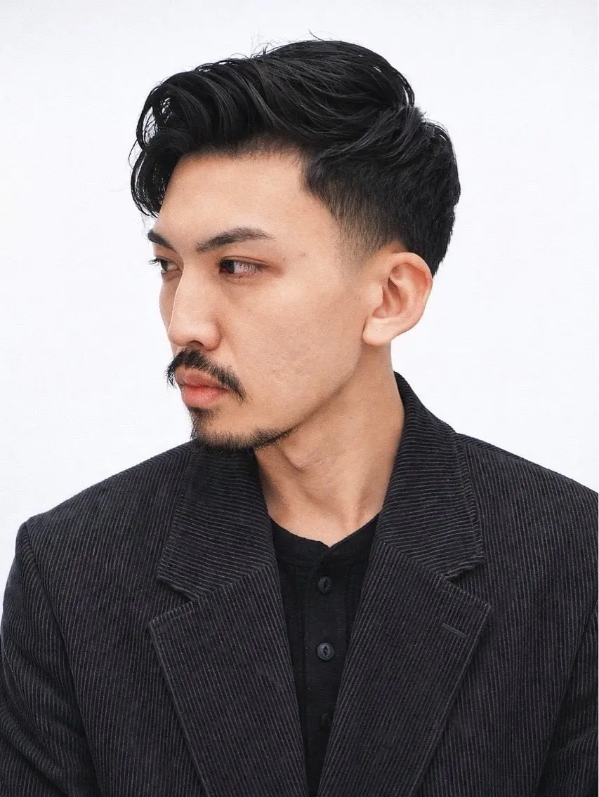 ミディアム メンズカット　佐々木 開のヘアスタイル
