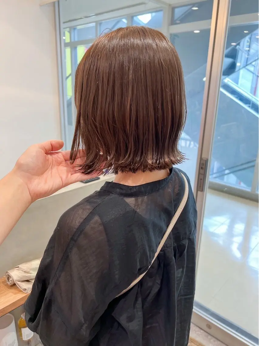 ミディアム トリートメント 透明感イルミナカラー /寒色/MOMOKAのヘアスタイル