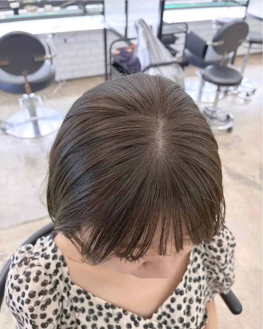 ミディアム カラー ベージュカラー オリーブベージュ 暖色カラー/ピンク カラー/HARUKAのヘアスタイル