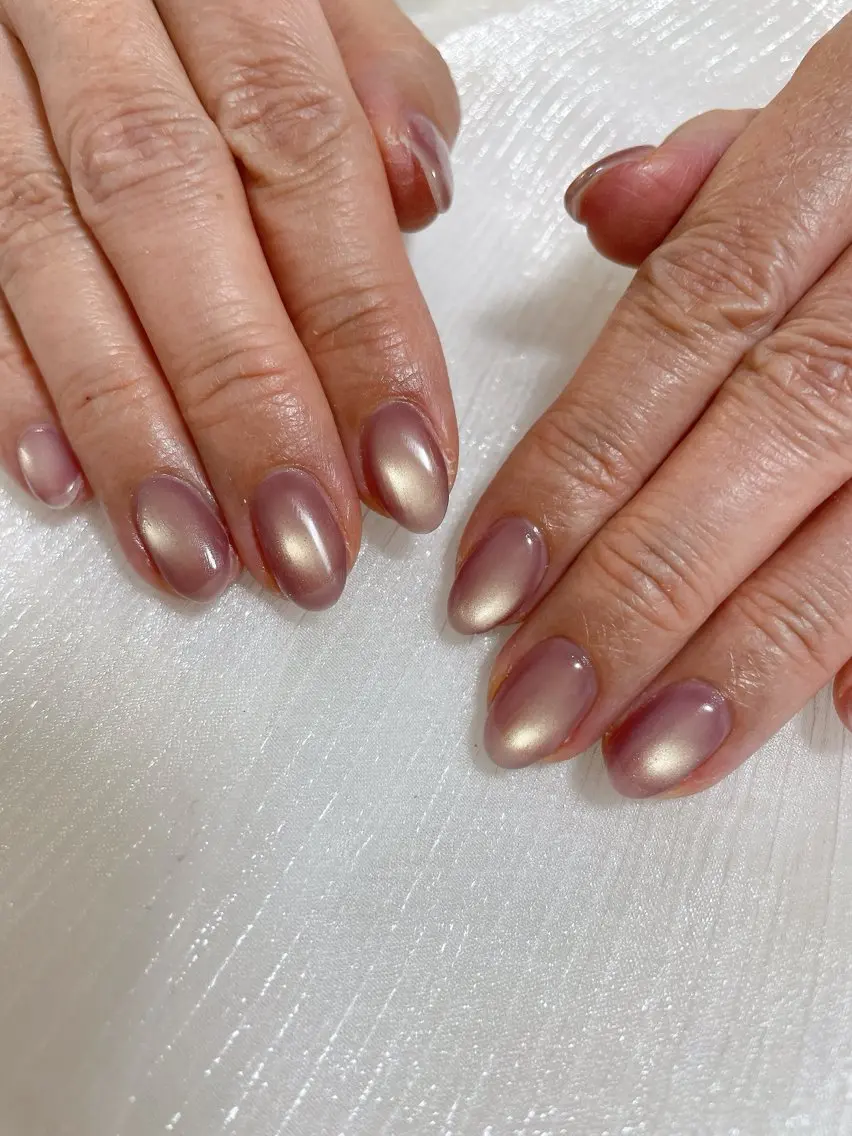ネイル オーロラネイル フットネイル フレンチネイル ジェルネイル ハート ハンドネイル mogunail &blowのネイルデザイン