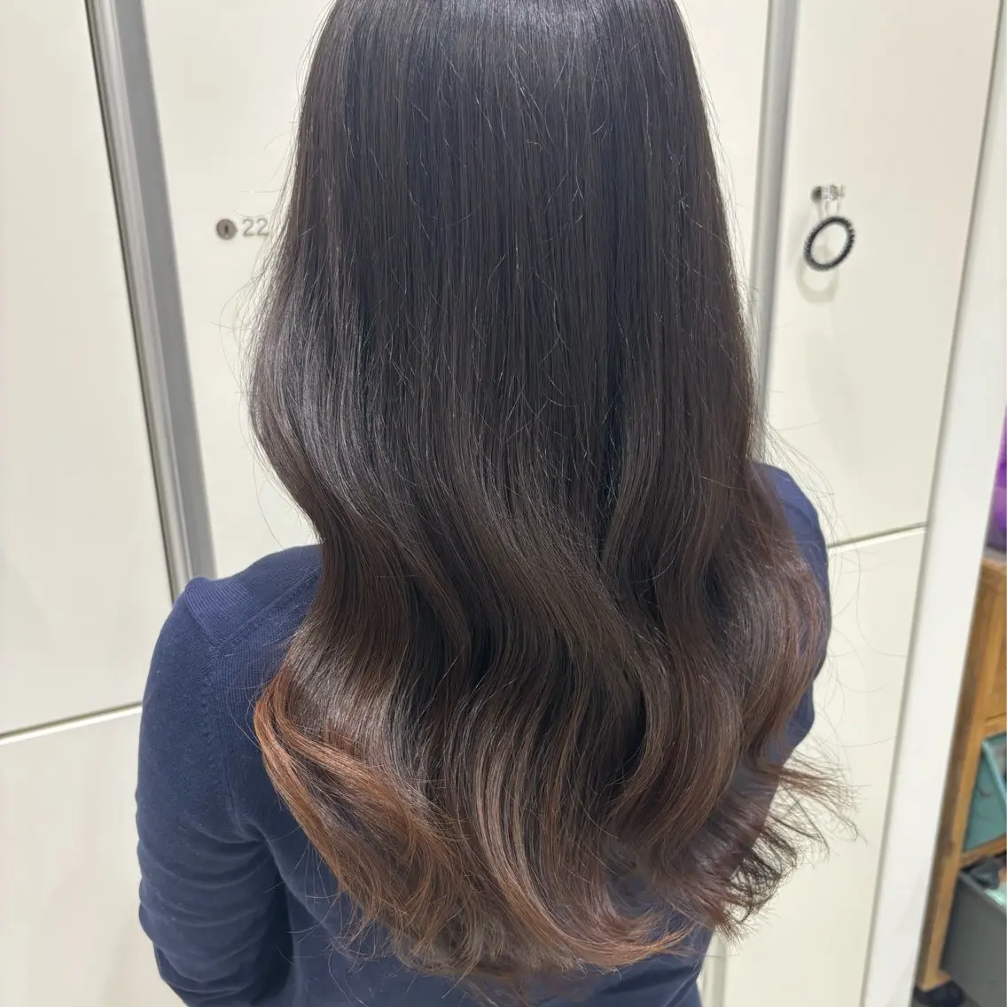 ロング 韓国風ヘア カミヤ ミウのヘアスタイル